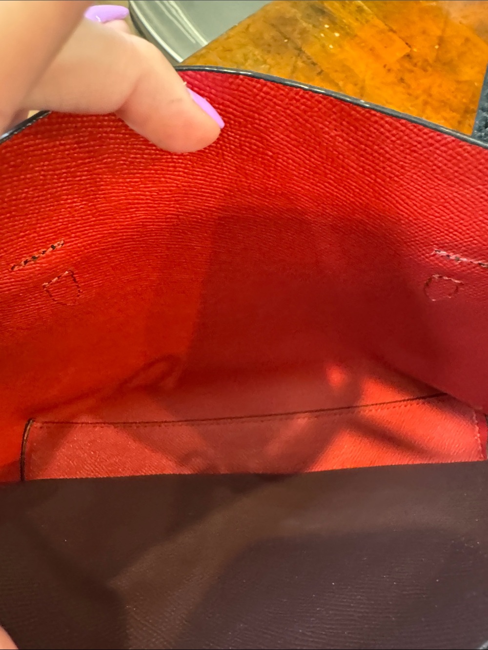 Coach Mollie Black Pebbled Leather Tote with Red Flower Charm - Picture 11 of 16